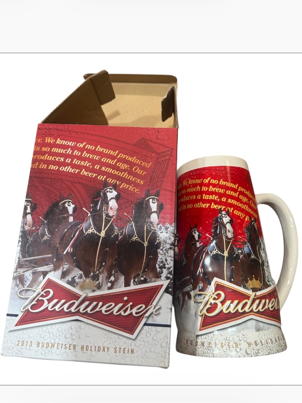 2013 Budweiser Holiday Stein Sights of the Season